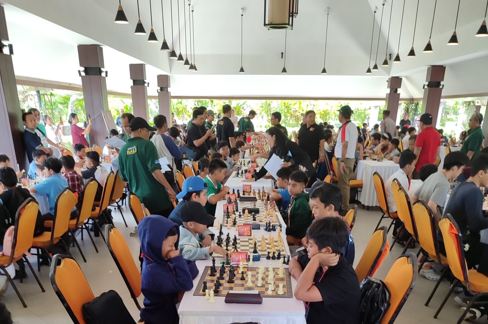 Turnamen Bali Rapid Open 2026 yang digelar di Krisna Oleh-Oleh, Blangsinga, Gianyar, Minggu (10/5/2026)