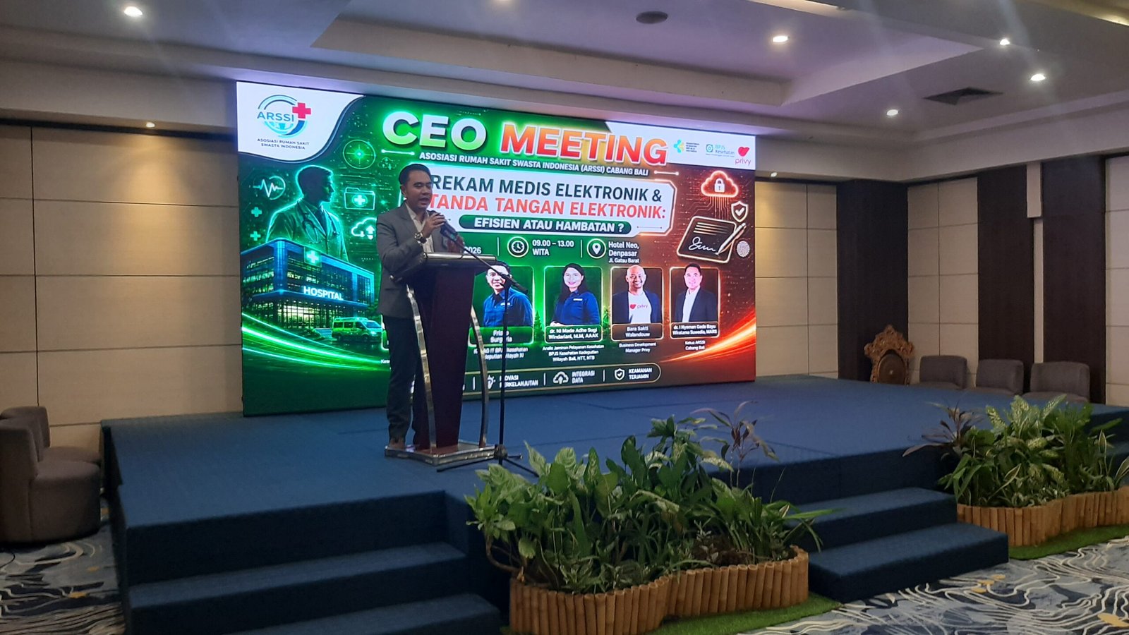 Ketua ARSSI Cabang Bali dr. I Nyoman Gede Bayu Wiratama Suwedia
