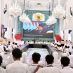 Siswa-siswi SMPN 4 dan SMPN 94 Jakarta Pusat mengikuti kegiatan Istana untuk Anak Sekolah pada Selasa, 19 Mei 2026 di Istana Kepresidenan, Jakarta.