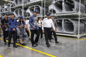 Wamenaker dalam acara Hyundai EV Ecosystem Tour di Cikarang, Bekasi, Selasa (5/5/2026).