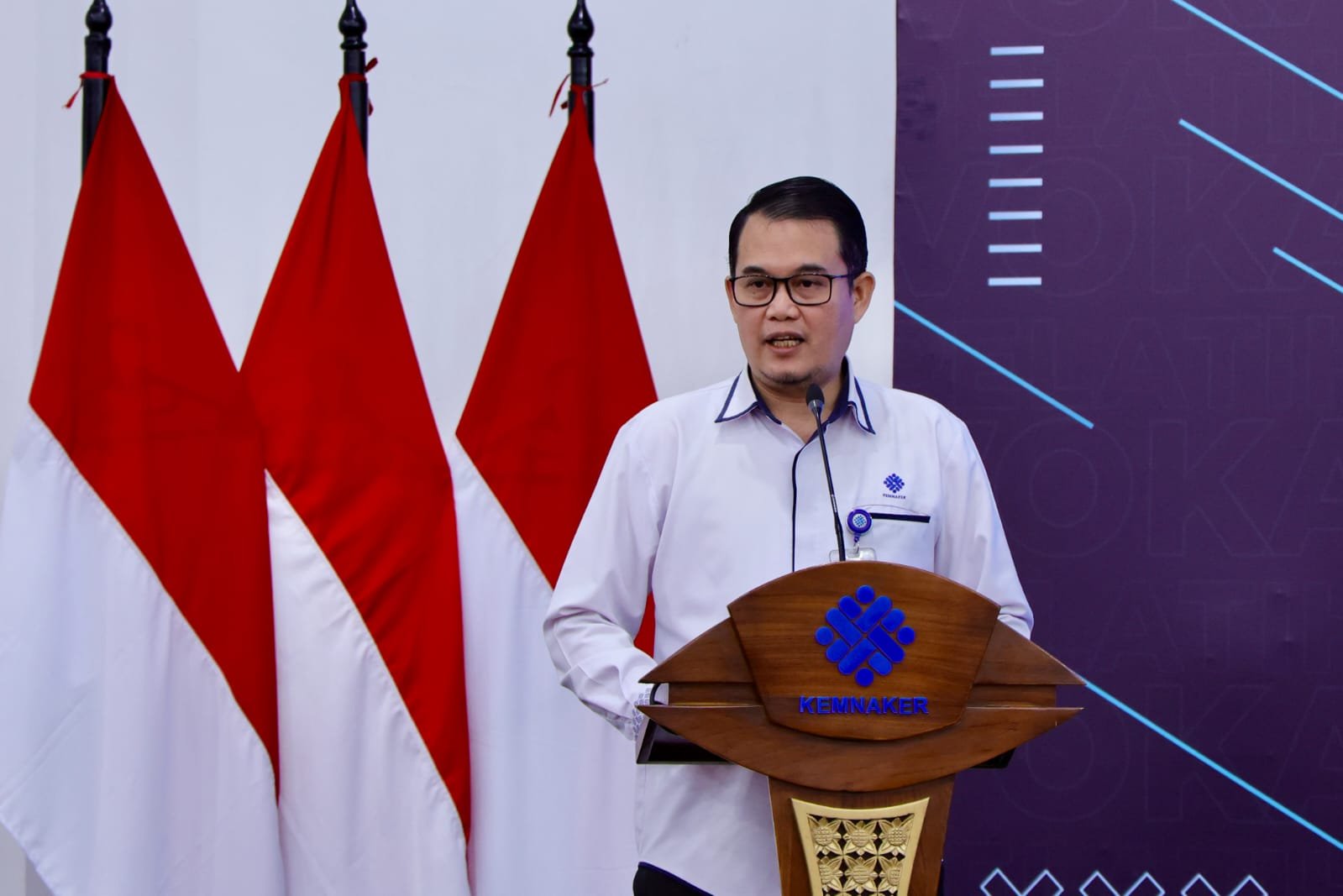 Direktur Jenderal Pembinaan Pelatihan Vokasi dan Produktivitas (Binalavotas) Kemnaker, Darmawansyah