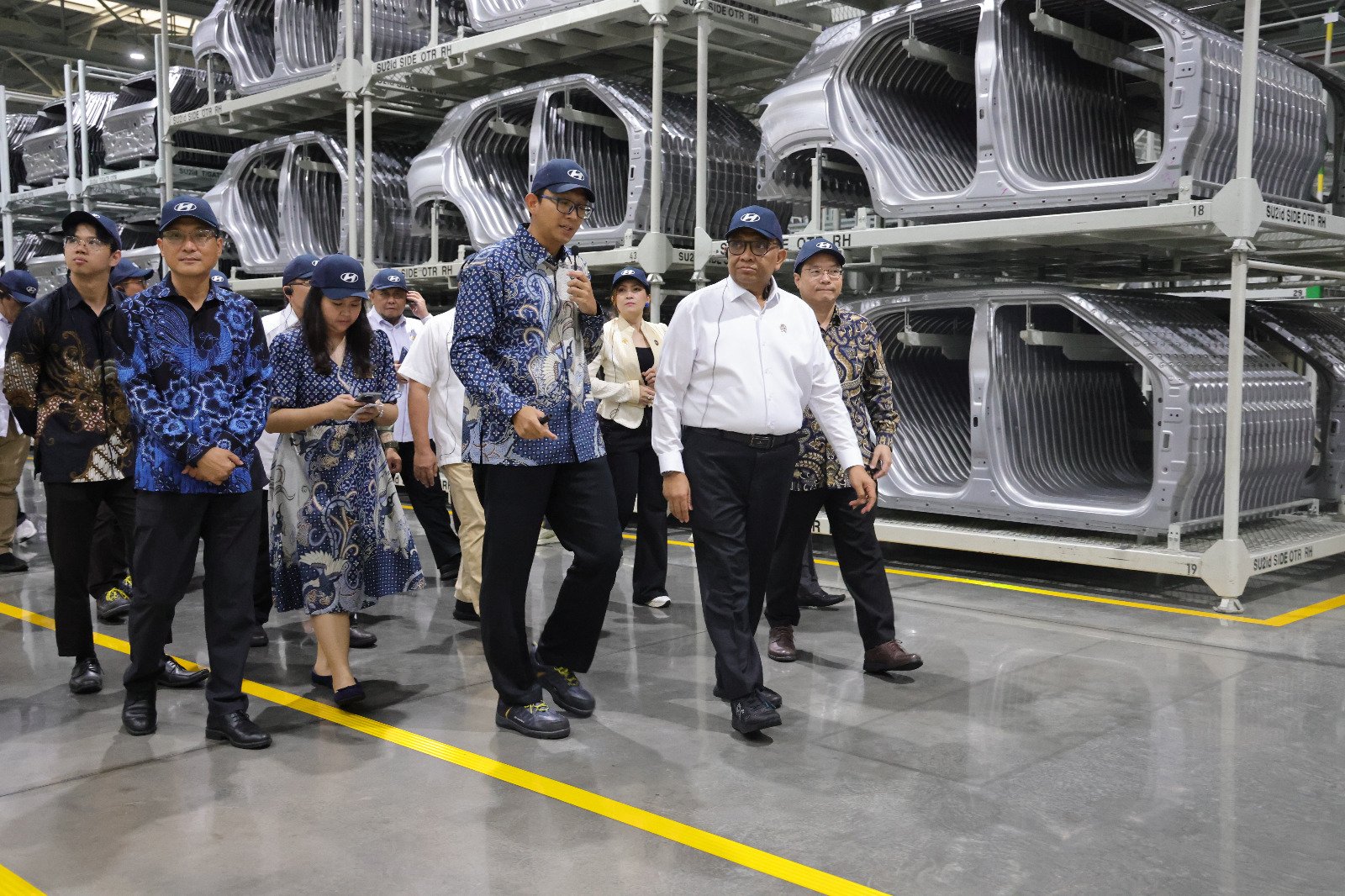 Wamenaker dalam acara Hyundai EV Ecosystem Tour di Cikarang, Bekasi, Selasa (5/5/2026).