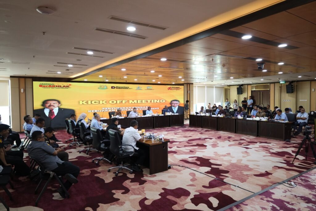 JAM DATUN menggelar Kick-Off Meeting penyusunan fondasi kebijakan dan arsitektur kelembagaan Adhyaksa Chambers di Gedung Utama Kejaksaan Agung, Kamis (21/5/2026).