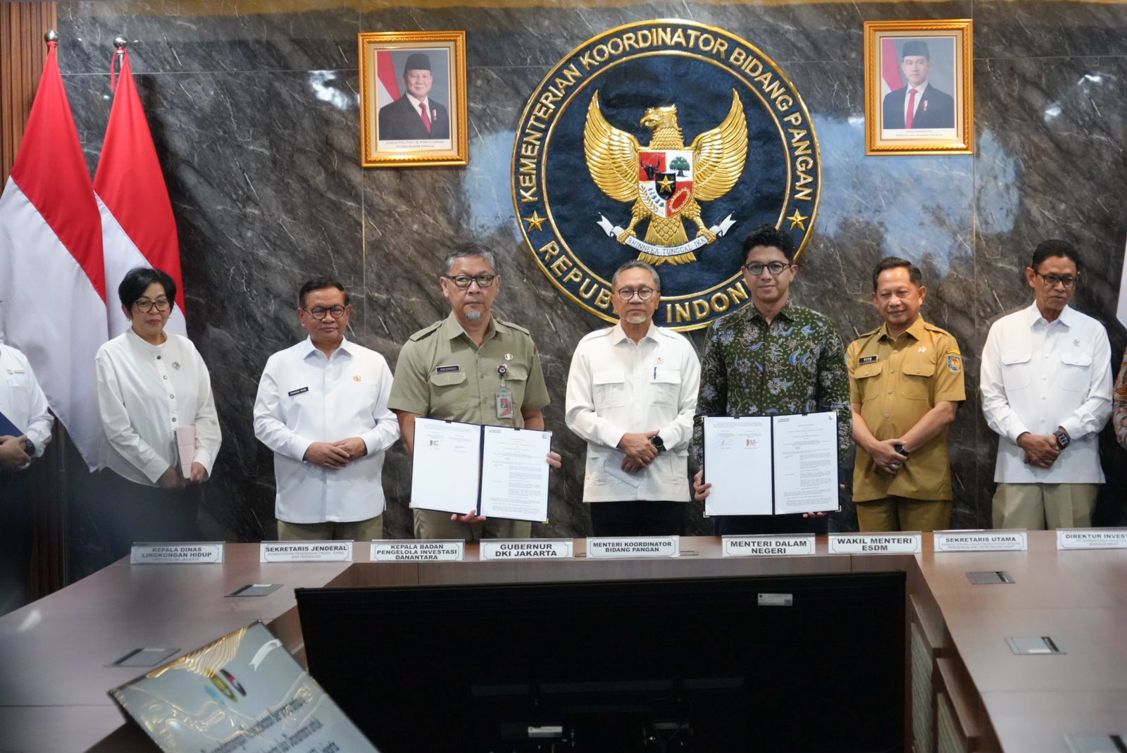 penandatanganan Perjanjian Kerja Sama (PKS) antara Pemprov DKI Jakarta dan Daya Anagata Nusantara pada Senin (4/5/2026).