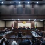 Suasana sidang perkara tindak pidana korupsi Chromebook di Pengadilan Tindak Pidana Korupsi pada Pengadilan Negeri Jakarta Pusat, Senin (4/5/2026).
