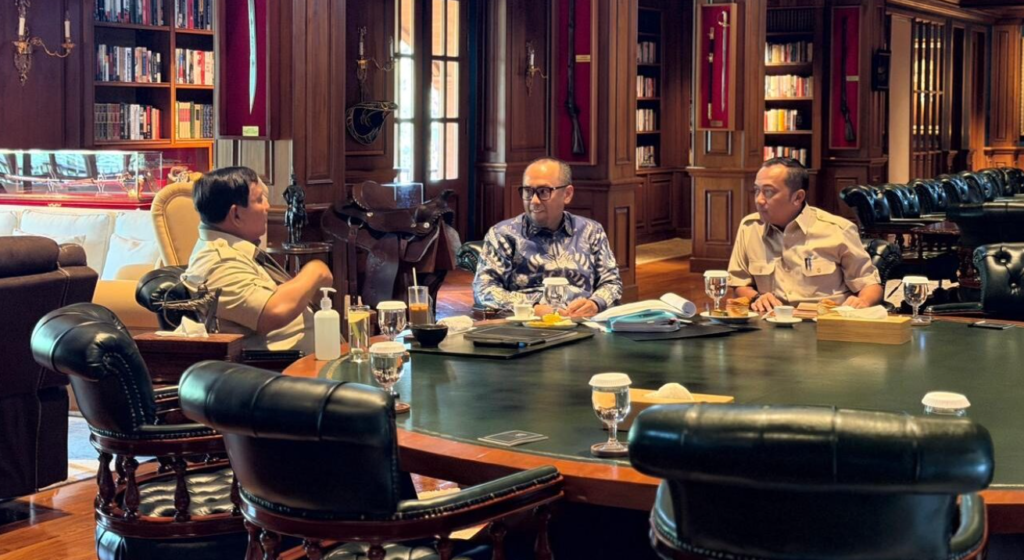 Presiden Prabowo Subianto menerima sejumlah tokoh pada Minggu, 3 Mei 2026, di kediamannya di Hambalang, Kabupaten Bogor, Jawa Barat.