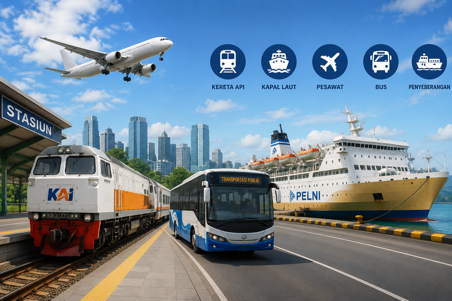 Ilustrasi stimulus transportasi