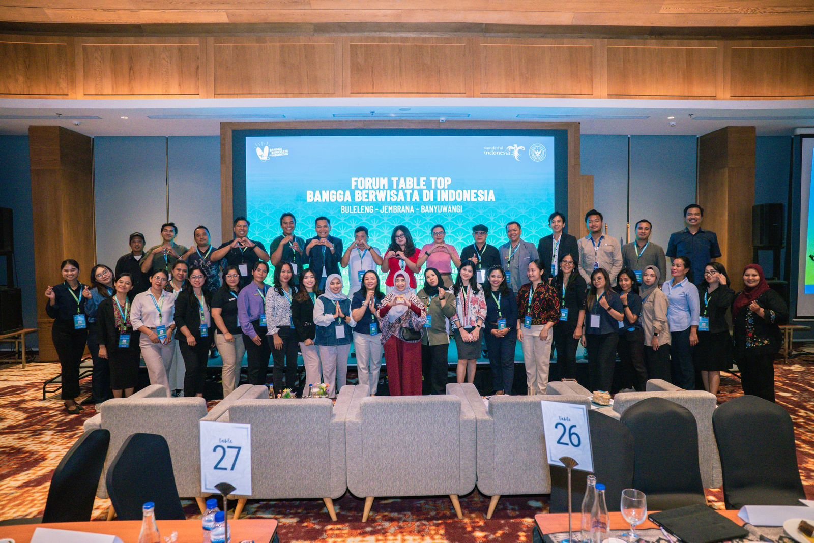 Kementerian Pariwisata menyelenggarakan Forum Table Top Bangga Berwisata di Indonesia yang mengangkat kawasan strategis Buleleng-Jembrana-Banyuwangi di Bali, Rabu (10/6/2026).
