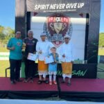 Bupati Adi Arnawa saat menghadiri Turnamen Sepak Bola Usia Dini Spirit Never Give Up Ke-6 di Lapangan Sepak Bola Desa Ungasan, Kuta Selatan, Jumat (29/5).
