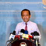 Keterangan pers Menteri Energi dan Sumber Daya Mineral (ESDM) Bahlil Lahadalia usai diterima Presiden Prabowo Subianto di Istana Merdeka, Jakarta, pada Kamis, 11 Juni 2026.