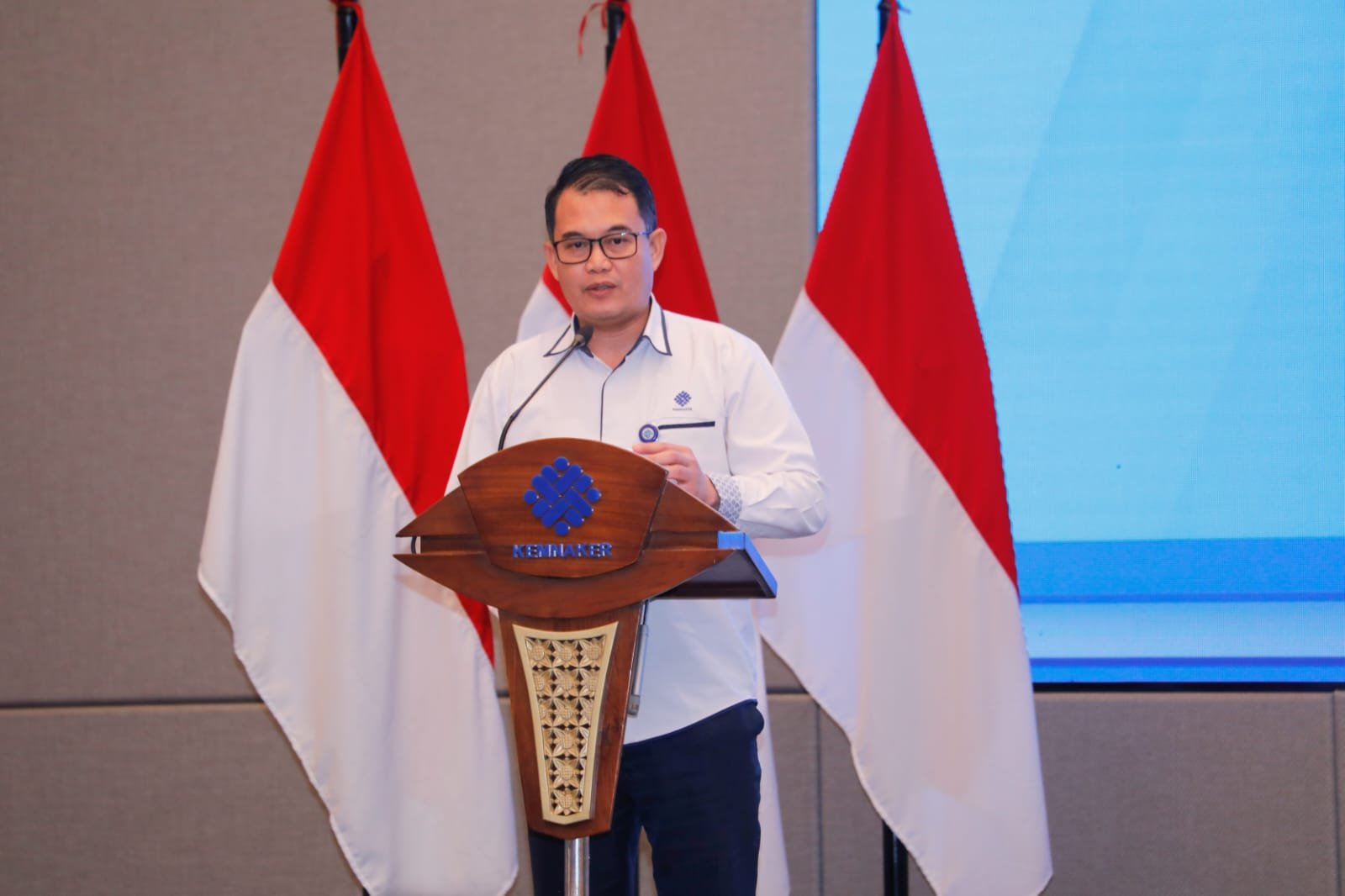 Direktur Jenderal Pembinaan Pelatihan Vokasi dan Produktivitas (Binalavotas) Kemnaker, Darmawansyah.