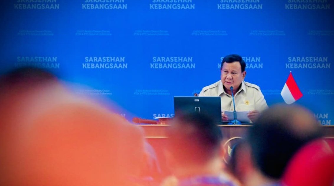 Presiden Prabowo Subianto pada penutupan Sarasehan Kebangsaan Konvensi Sains, Teknologi, dan Industri Indonesia (KSTI) Tahun 2026 yang digelar di Jakarta International Convention Center (JICC), Jakarta, pada Minggu, 28 Juni 2026. Foto: BPMI Setpres/Laily Rachev