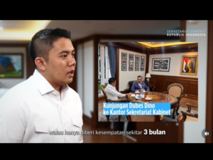 Sekretaris Kabinet Teddy Indra Wijay