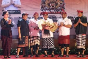 Bupati Tabanan, I Komang Gede Sanjaya, resmi membuka Marga Festival II Tahun 2026 di Taman Pujaan Bangsa (TPB) Margarana, Kecamatan Marga, Selasa (2/6) malam.