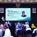 Pembukaan Konferensi Nasional tentang ekosistem kecerdasan buatan kesehatan di Jakarta, Senin (8/6).