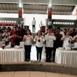 Ketua K3S Kabupaten Badung, Nyonya Rasniathi Adi Arnawa membuka Muscab Pertuni Kabupaten di Wantilan DPRD Kabupaten Badung, Rabu (15/7).