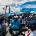 Pawai Kemenangan Timnas Argentina memadati Jembatan Merah Putih (JMP), Kota Ambon.