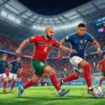Ilustrasi Prancis vs Maroko