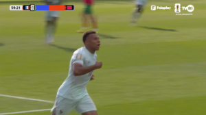 Kylian Mbappe berlari sambil mengepalkan tangan usai memecah kebuntuan pada menit ke-60 dan membawa Prancis unggul atas Maroko di babak perempat final Piala Dunia 2026.