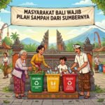 Ilustrasi pilah sampah