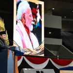 Presiden Republik Indonesia, Prabowo Subianto menghadiri acara Indian Community Reception yang digelar di Jakarta International Convention Center (JICC), pada Selasa, 7 Juli 2026.